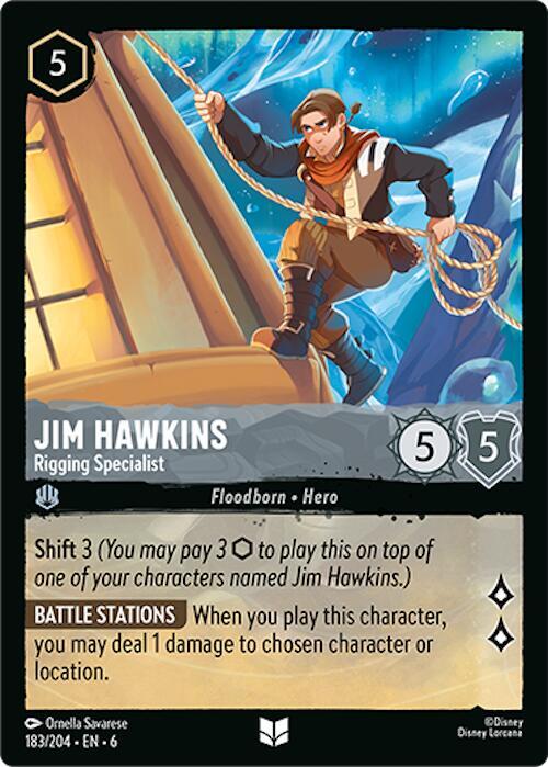 Jim Hawkins Rigging Specialist (Azurite Sea) - Cold Foil