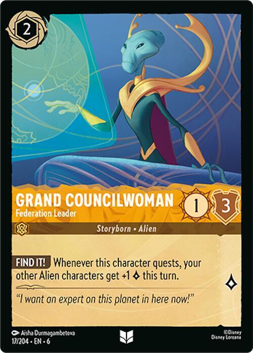 Grand Councilwoman Federation Leader (Azurite Sea) - Cold Foil