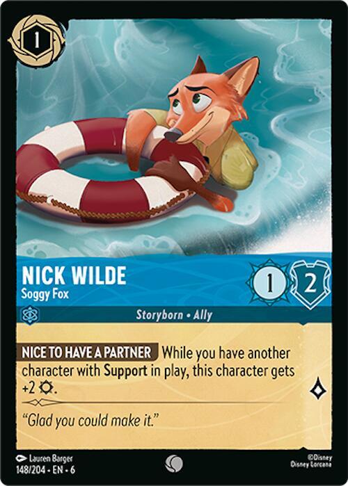 Nick Wilde Soggy Fox (Azurite Sea)