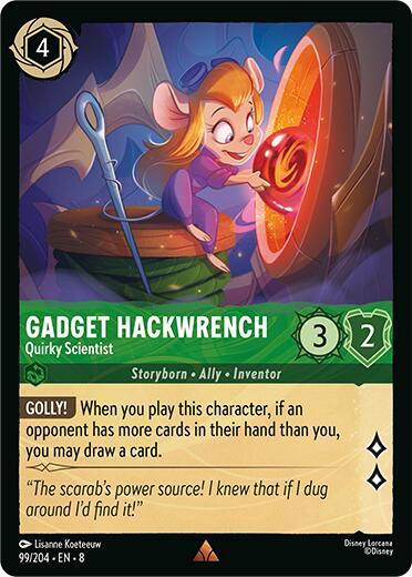 Gadget Hackwrench Quirky Scientist (Reign of Jafar)