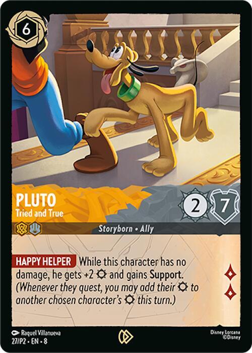 Pluto Tried and True (Disney Lorcana Promo Cards) - Cold Foil