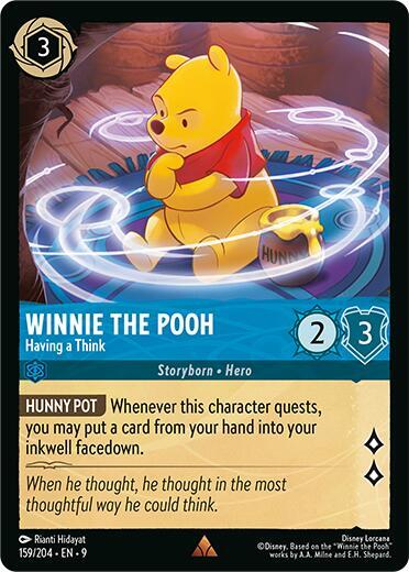 Winnie the Pooh Having a Think (Fabled)