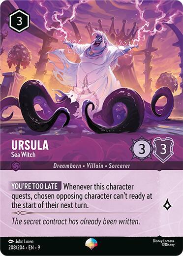 Ursula Sea Witch Epic (Fabled) - Holofoil
