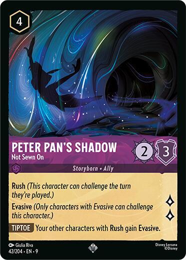 Peter Pans Shadow Not Sewn On (Fabled) - Cold Foil
