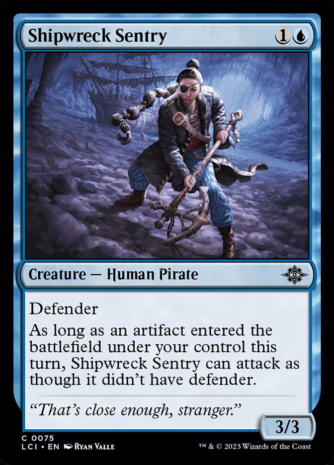 Shipwreck Sentry 75/291 (The Lost Caverns of Ixalan) - Foil