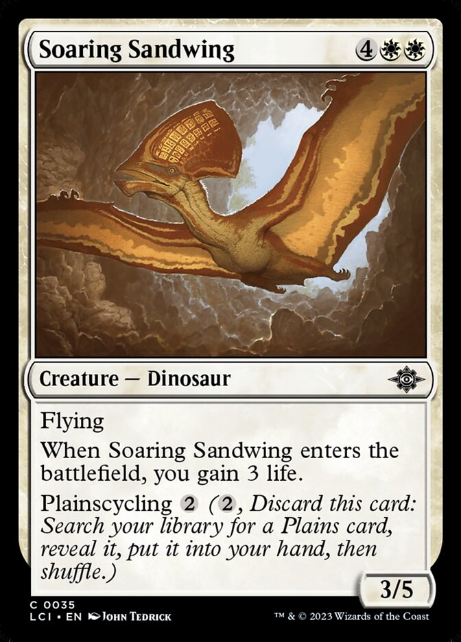 Soaring Sandwing 35/291 (The Lost Caverns of Ixalan)