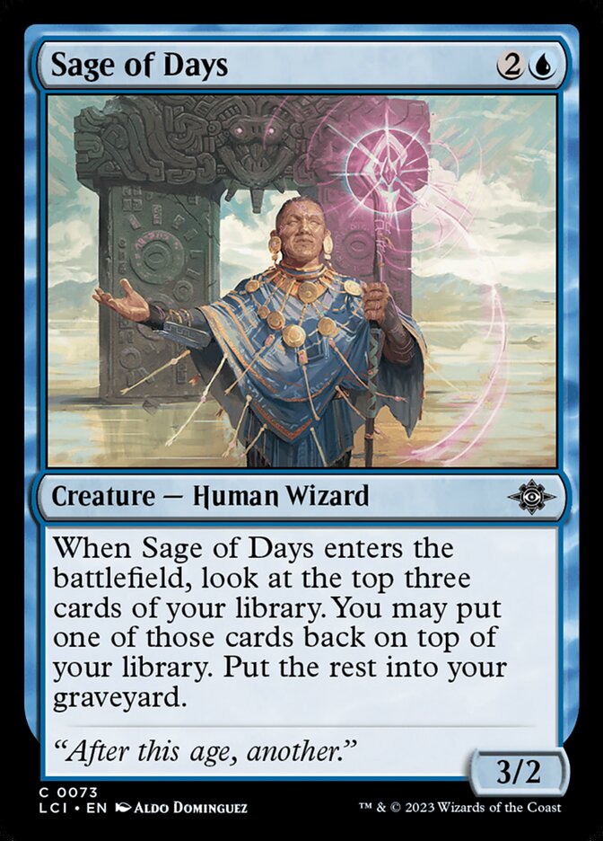 Sage of Days 73/291 (The Lost Caverns of Ixalan) - Foil