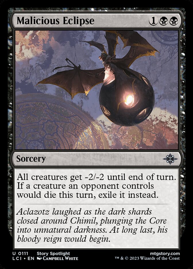 Malicious Eclipse 111/291 (The Lost Caverns of Ixalan)