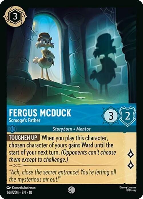 Fergus McDuck Scrooges Father (Whispers in the Well) - Cold Foil