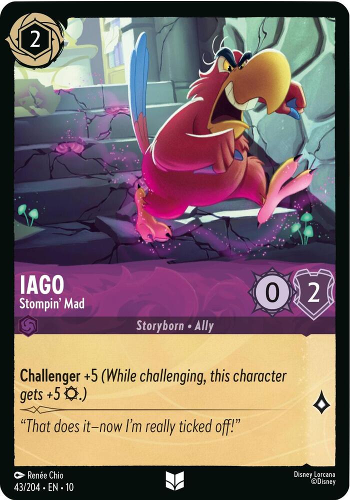 Iago Stompin Mad (Whispers in the Well) - Cold Foil