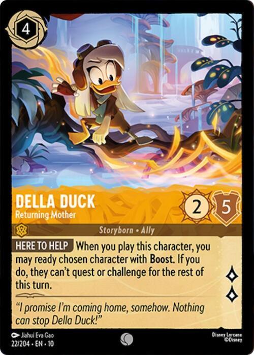 Della Duck Returning Mother (Whispers in the Well) - Cold Foil