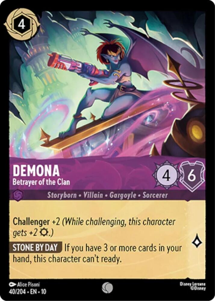 Demona Betrayer of the Clan (Whispers in the Well) - Cold Foil