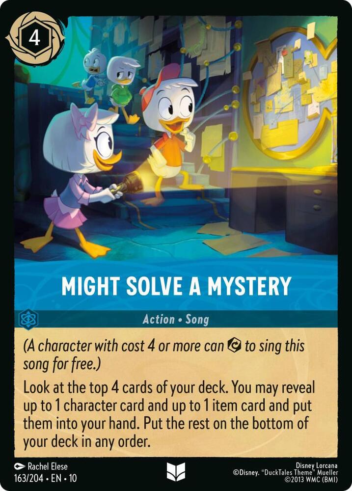Might Solve a Mystery (Whispers in the Well) - Cold Foil