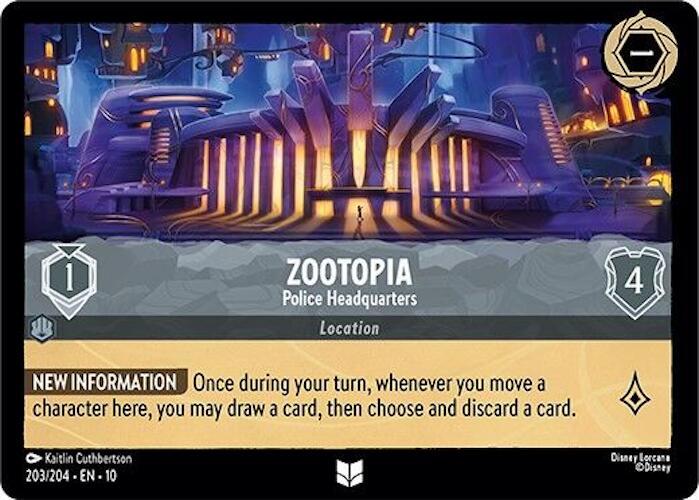 Zootopia Police Headquarters (Whispers in the Well) - Cold Foil