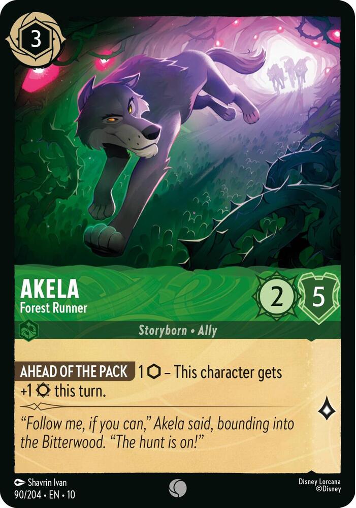 Akela Forest Runner (Whispers in the Well) - Cold Foil