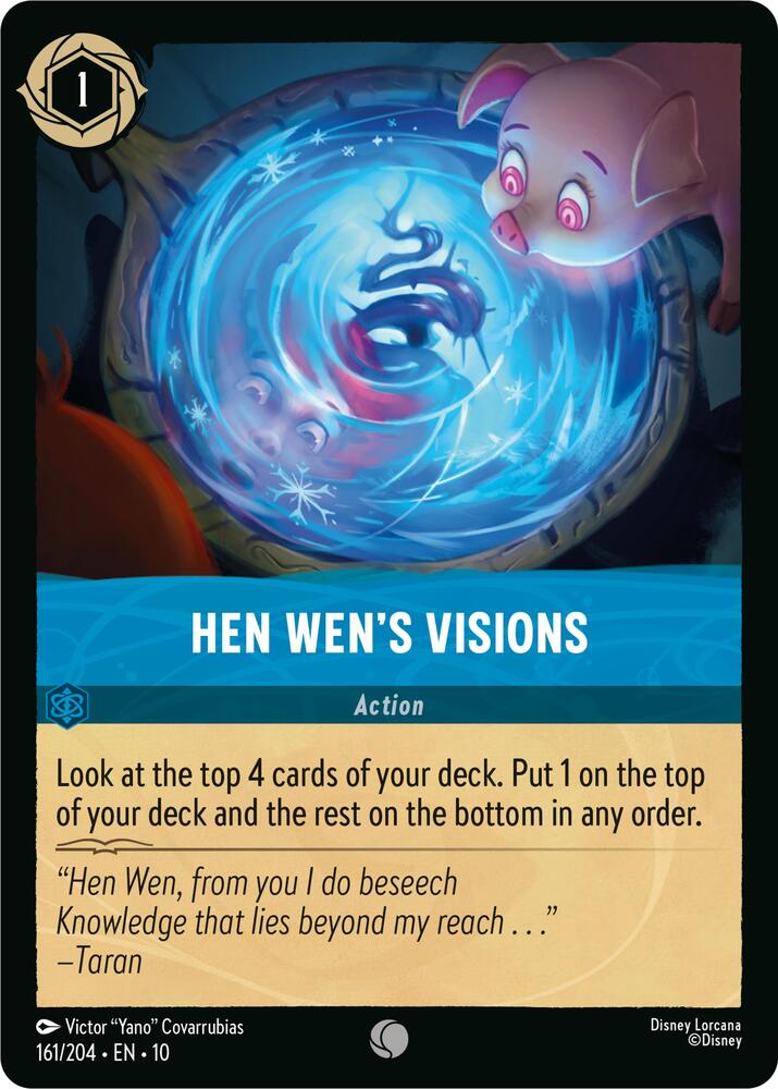 Hen Wens Visions (Whispers in the Well) - Cold Foil