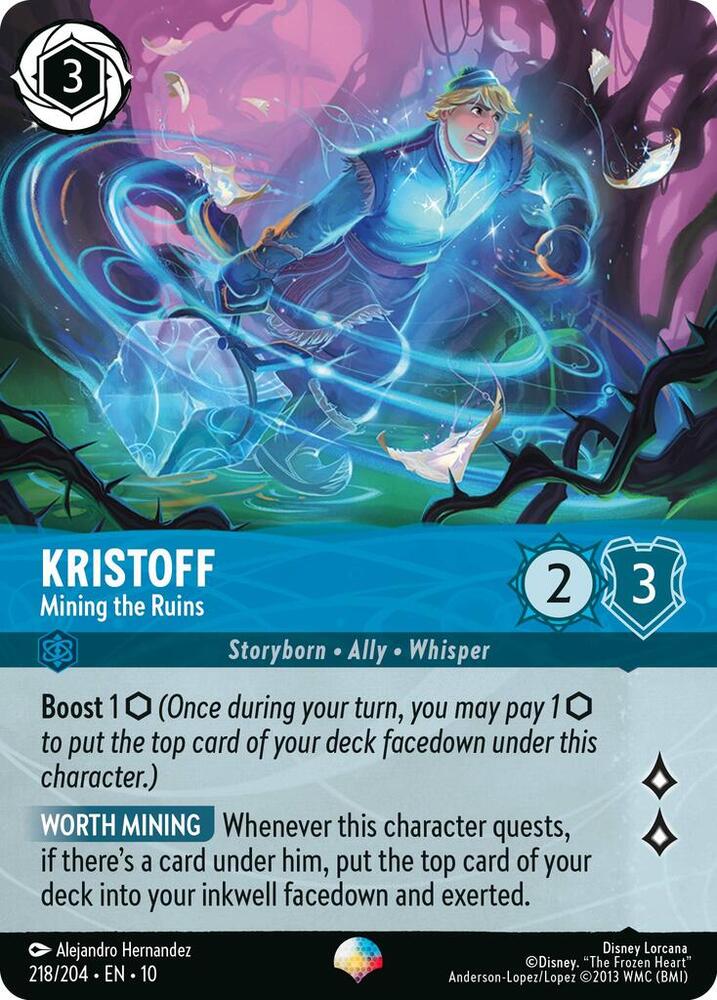 Kristoff Mining the Ruins Epic (Whispers in the Well) - Holofoil