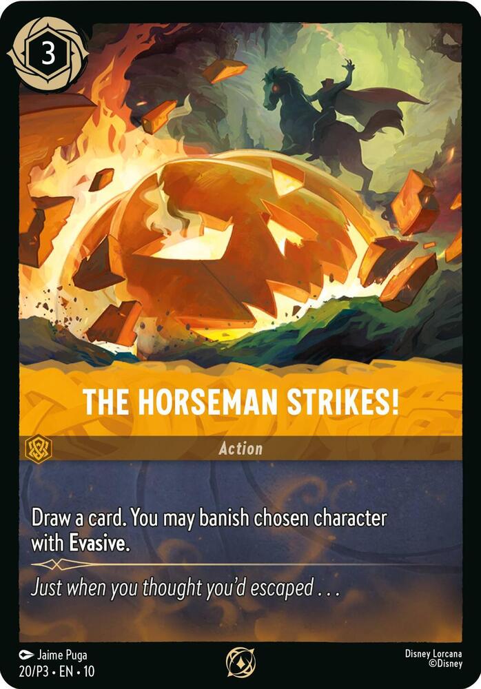The Horseman Strikes (Disney Lorcana Promo Cards) - Cold Foil