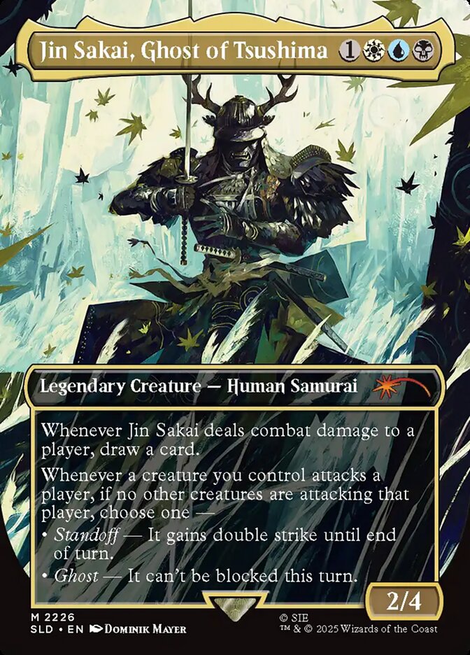 Jin Sakai, Ghost of Tsushima 2226 (Secret Lair Drop Series) - Borderless