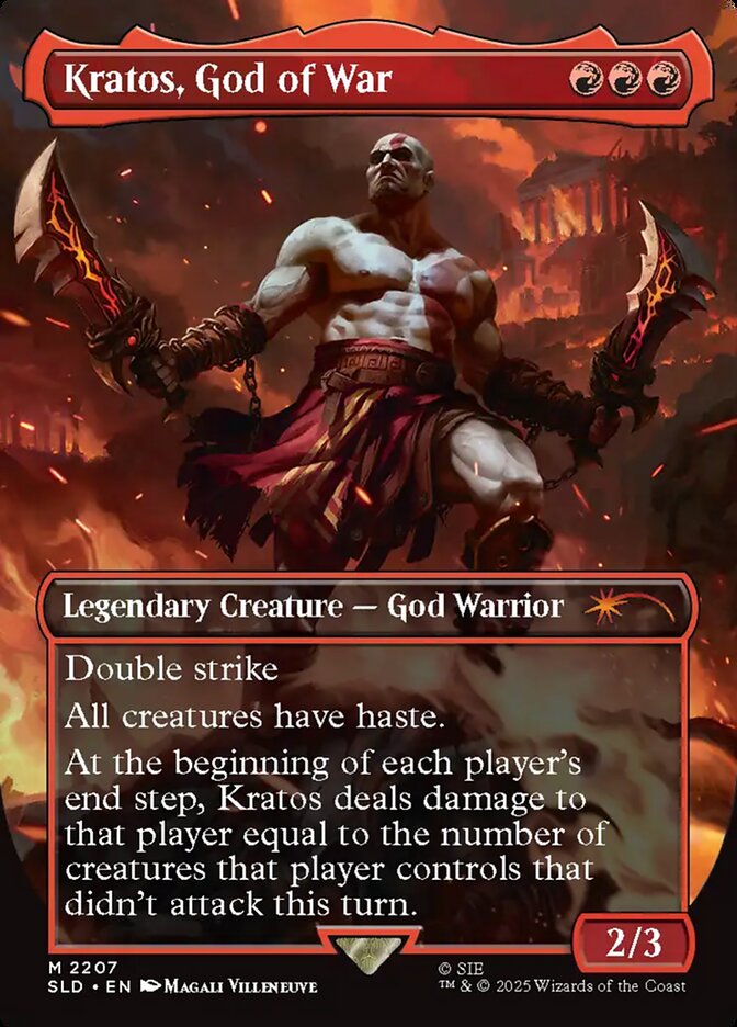 Kratos, God of War 2207 (Secret Lair Drop Series) - Borderless