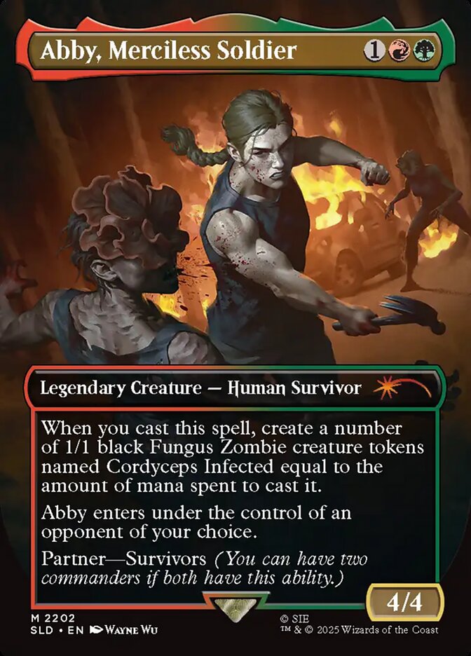 Abby, Merciless Soldier 2202 (Secret Lair Drop Series) - Borderless