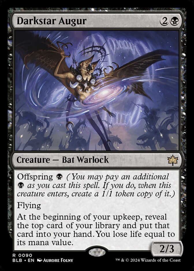 Darkstar Augur 90 (Bloomburrow) - Foil