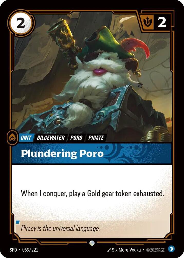 Plundering Poro 069/221 (Spiritforged)