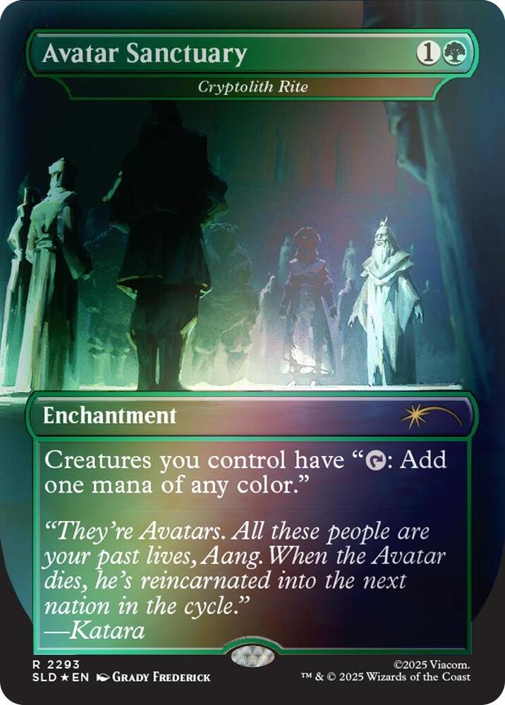 Avatar Sanctuary // Cryptolith Rite 2293 (Secret Lair Drop Series) - Borderless Foil