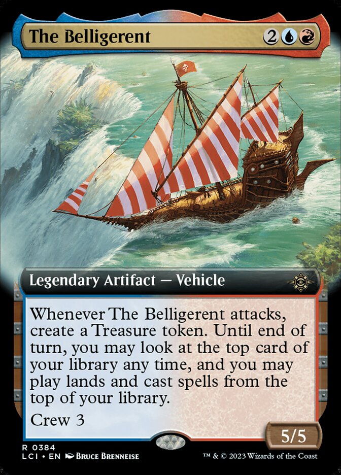 The Belligerent 384/291 (The Lost Caverns of Ixalan) - Extended Art
