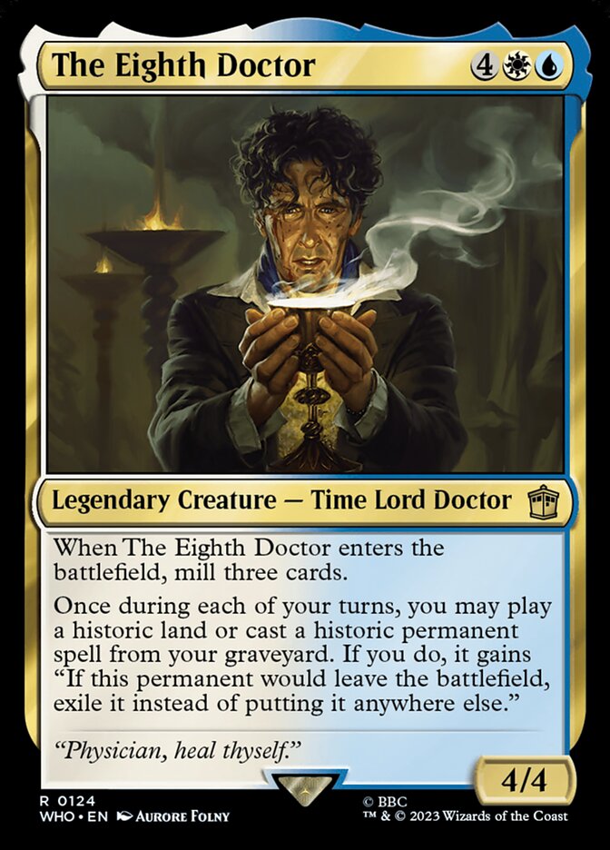The Eighth Doctor 124/331 (Universes Beyond: Doctor Who) - Foil