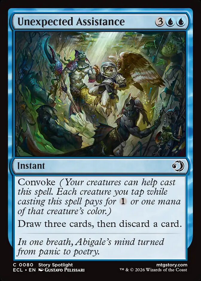 Unexpected Assistance 80/273 (Lorwyn Eclipsed) - Foil