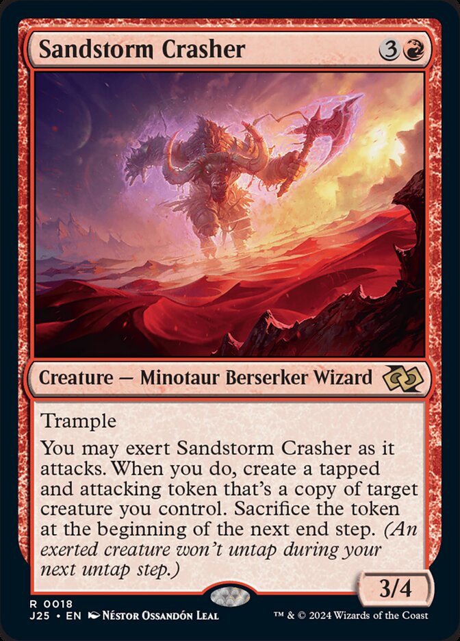 Sandstorm Crasher 18/779 (Foundations Jumpstart)