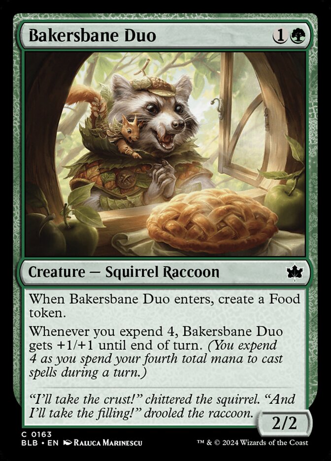 Bakersbane Duo 163 (Bloomburrow)