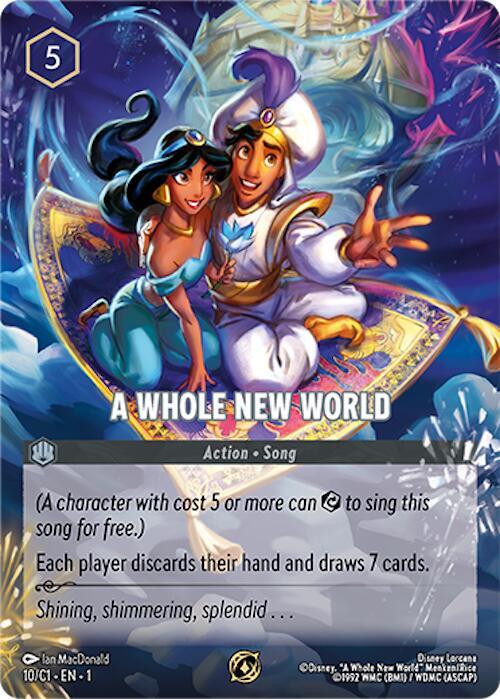 A Whole New World (Disney Lorcana Promo Cards)