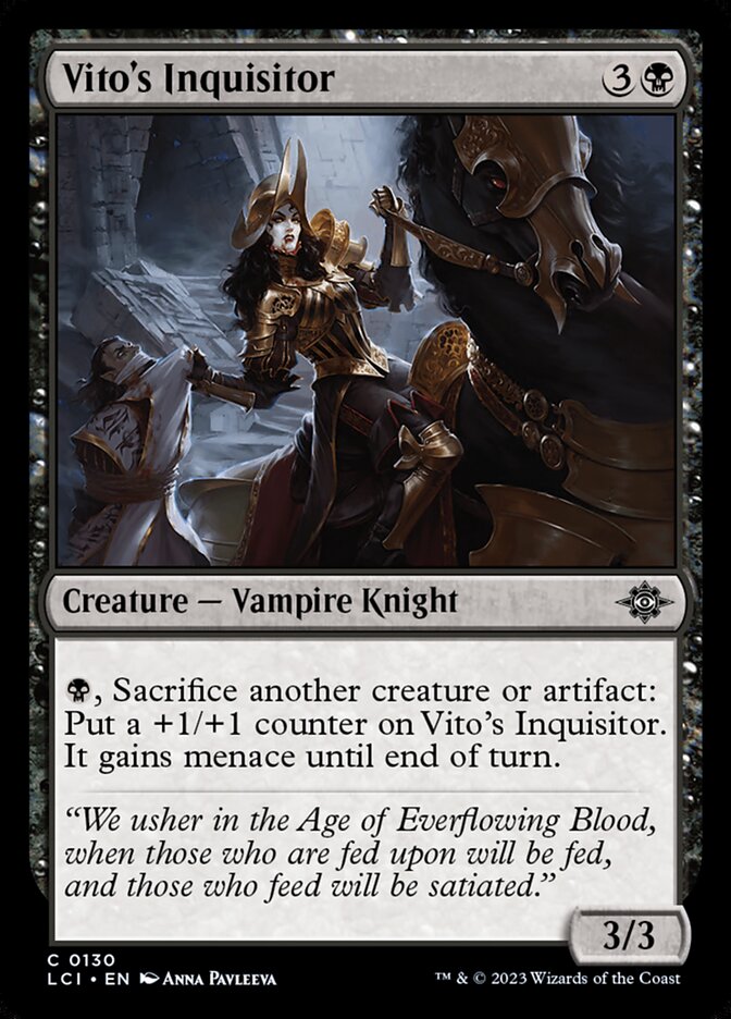 Vito's Inquisitor 130/291 (The Lost Caverns of Ixalan)