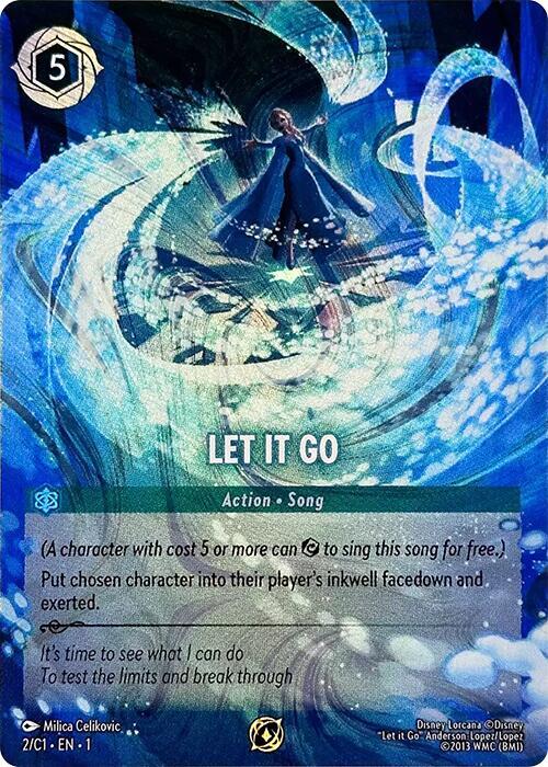 Let It Go Disney Lorcana Challenge Top 128 (Disney Lorcana Promo Cards) - Holofoil