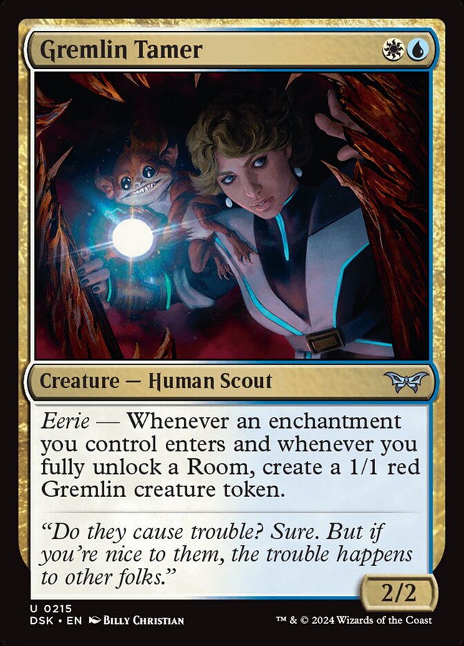 Gremlin Tamer 215/286 (Duskmourn: House of Horror) - Foil