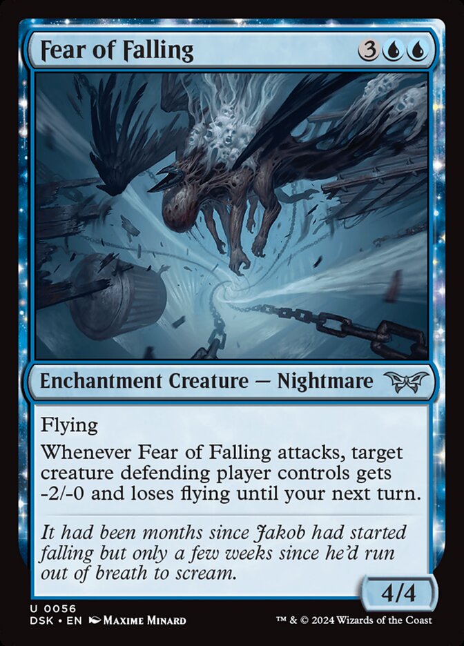 Fear of Falling 56 (Duskmourn: House of Horror) - Foil
