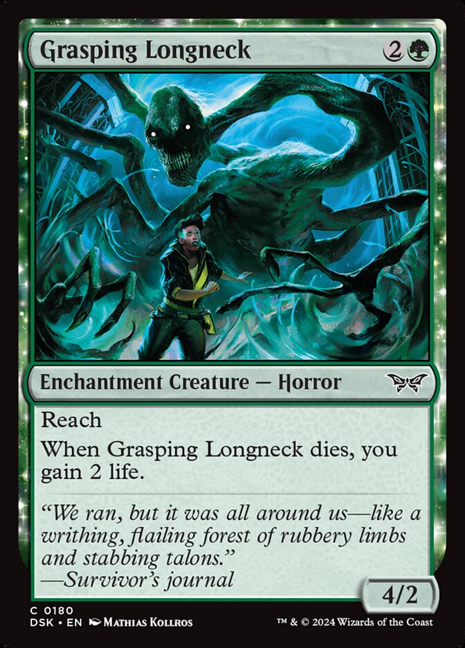 Grasping Longneck 180/286 (Duskmourn: House of Horror)