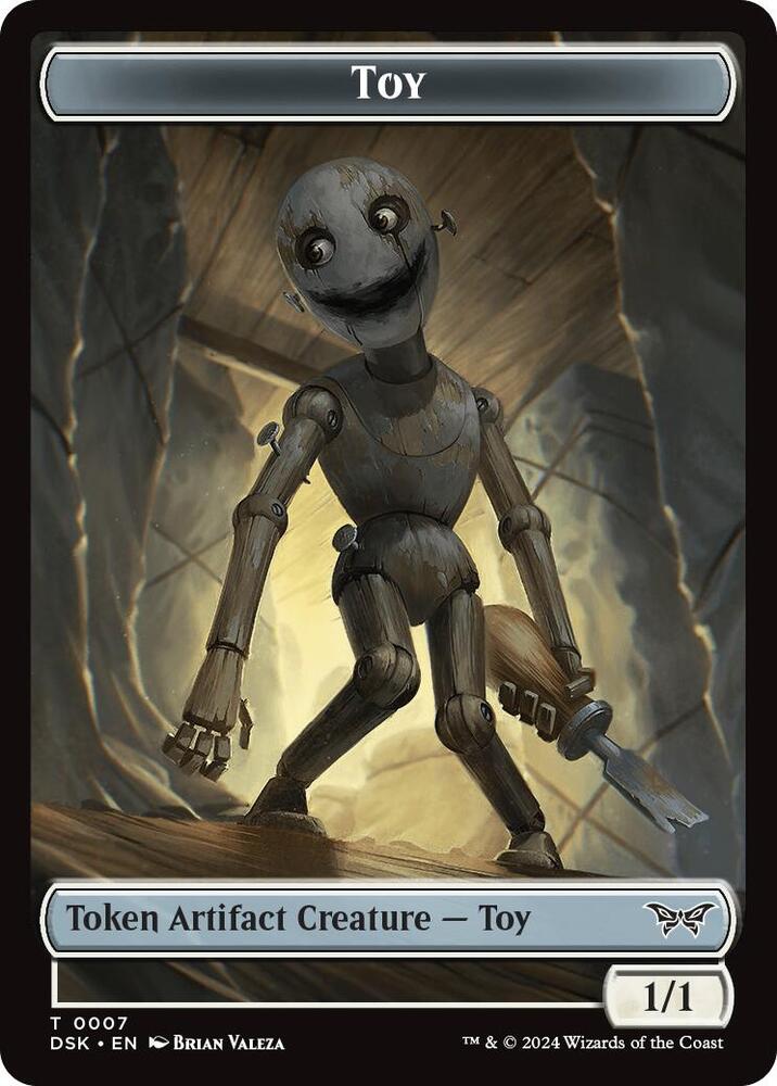 Toy Treasure Double Sided Token 7 // 15 (Duskmourn: House of Horror) - Foil