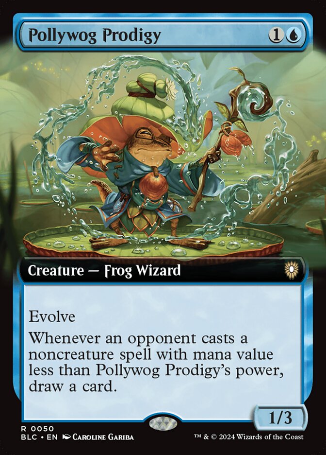 Pollywog Prodigy 50 (Commander: Bloomburrow) - Extended Art
