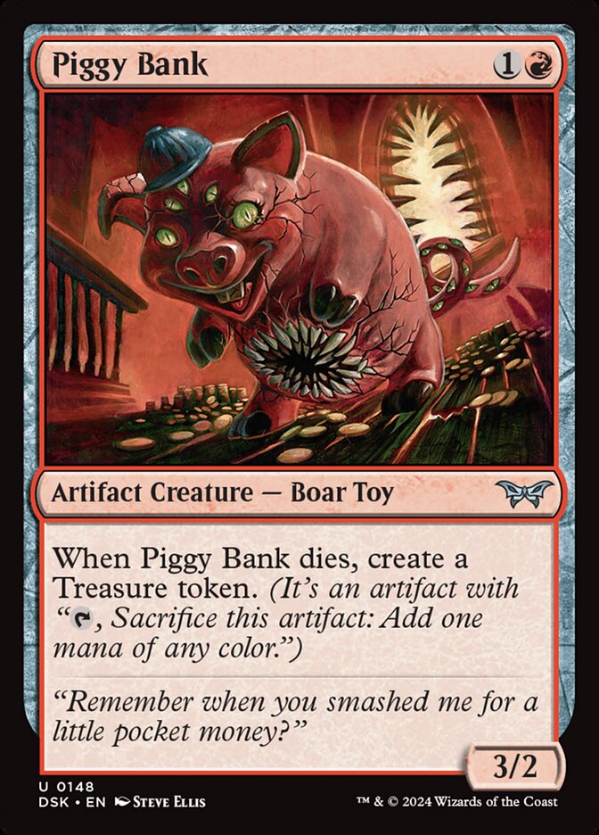 Piggy Bank 148/286 (Duskmourn: House of Horror) - Foil