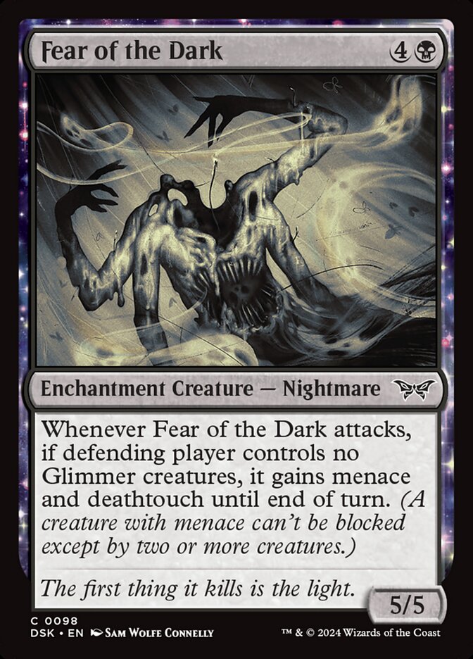 Fear of the Dark 98 (Duskmourn: House of Horror) - Foil