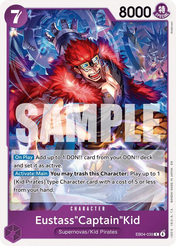 Eustass"Captain"Kid EB04-039 (The Azure Sea's Seven) - Foil