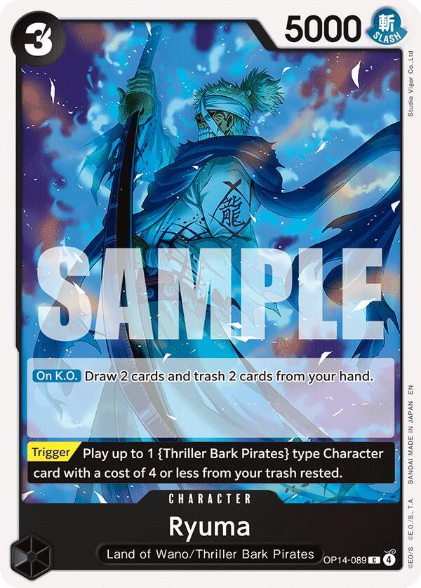 Ryuma OP14-089 (The Azure Sea's Seven)