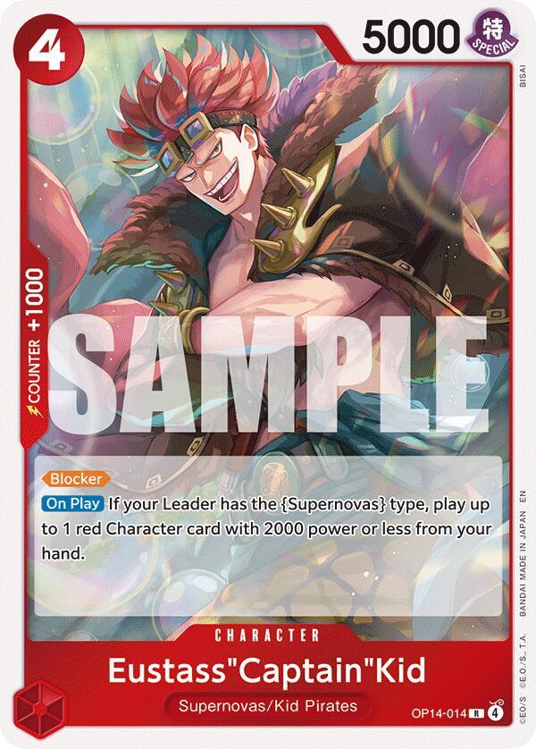 Eustass"Captain"Kid OP14-014 (The Azure Sea's Seven) - Foil