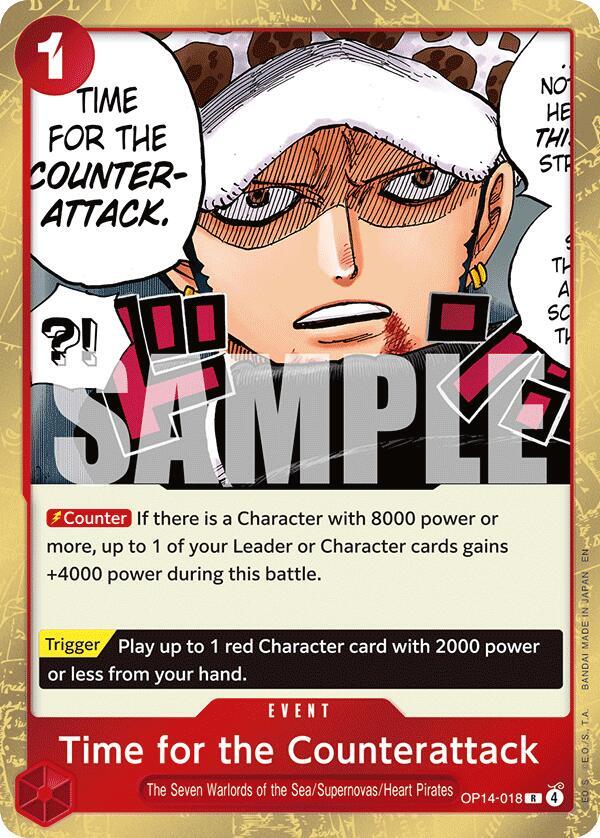 Time for the Counterattack OP14-018 (The Azure Sea's Seven) - Foil