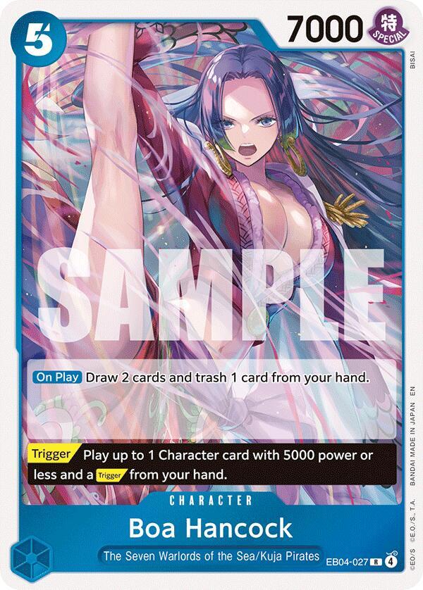 Boa Hancock EB04-027 (The Azure Sea's Seven) - Foil