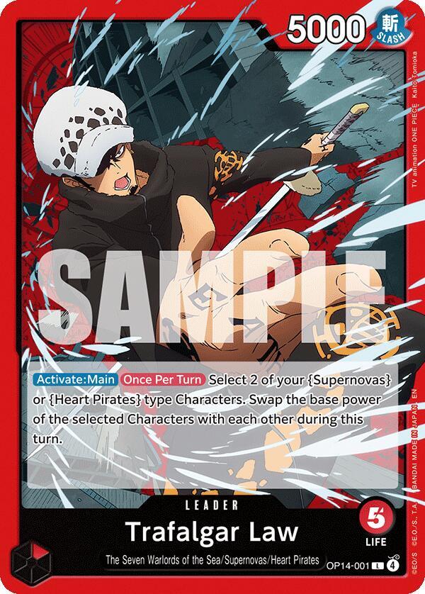 Trafalgar Law OP14-001 (The Azure Sea's Seven)