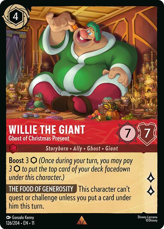 Willie the Giant Ghost of Christmas Present (Winterspell)